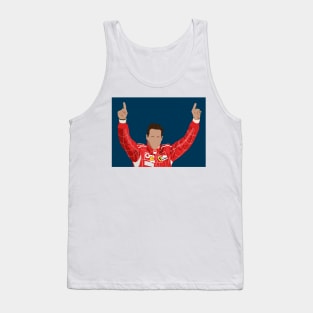 Michael Schumacher celebrating victory Tank Top